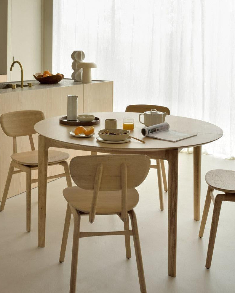 Ausziehtisch BOK Rund Eiche | Ethnicraft | Homestorys