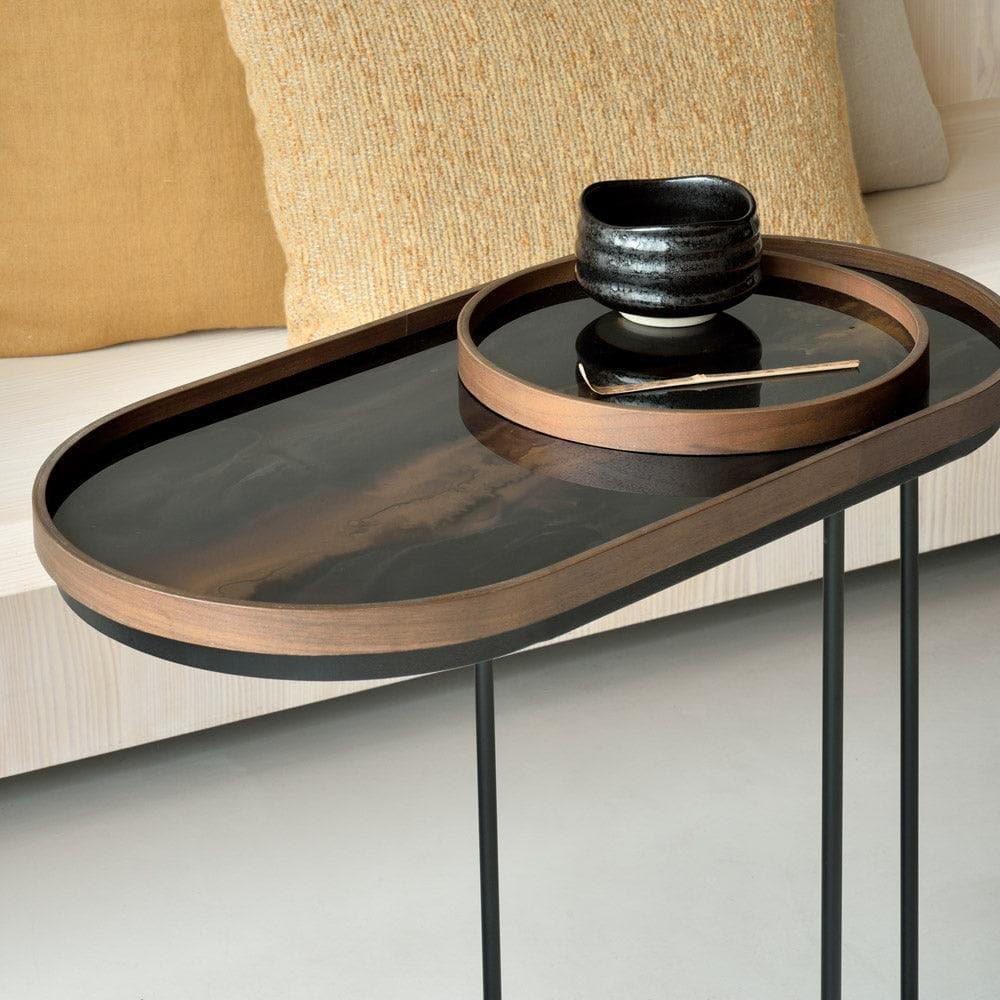 Glasstablett BRONZE ORGANIC Oblong - 71x36 | Ethnicraft | Homestorys