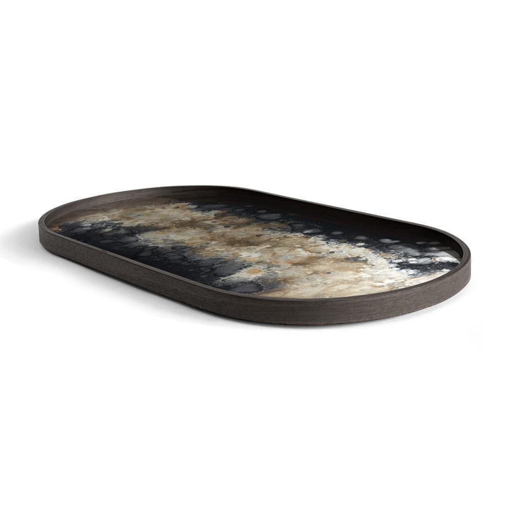 Glastablett CLASSICS Black Organic Oblong - 71x36 | Ethnicraft | Homestorys