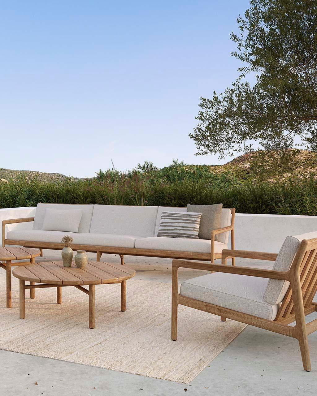 Kissen MYSTIC INK White Stripes - 60x40 | Ethnicraft | Homestorys