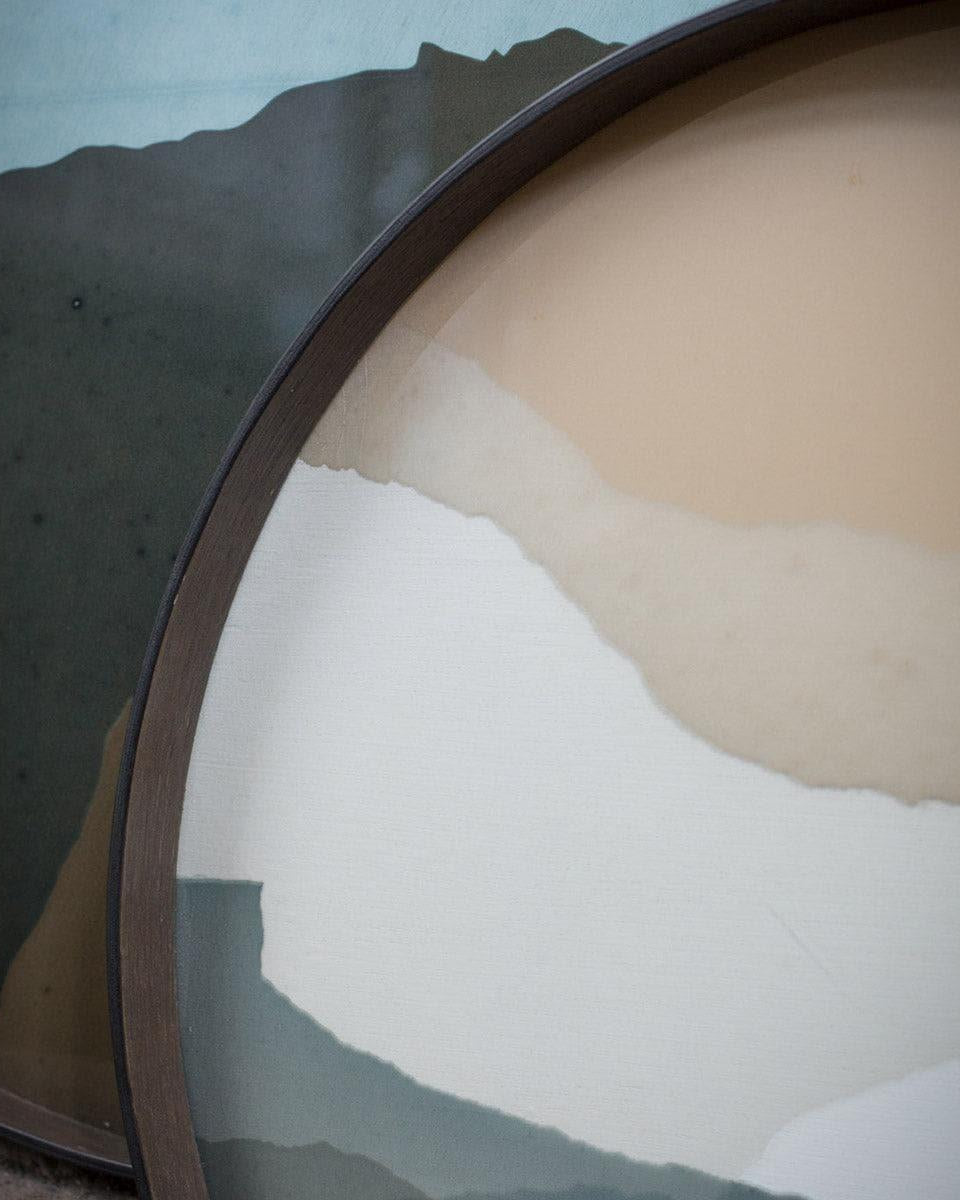 Tablett WABI SABI Graphite Rund - Ø92 | Ethnicraft | Homestorys