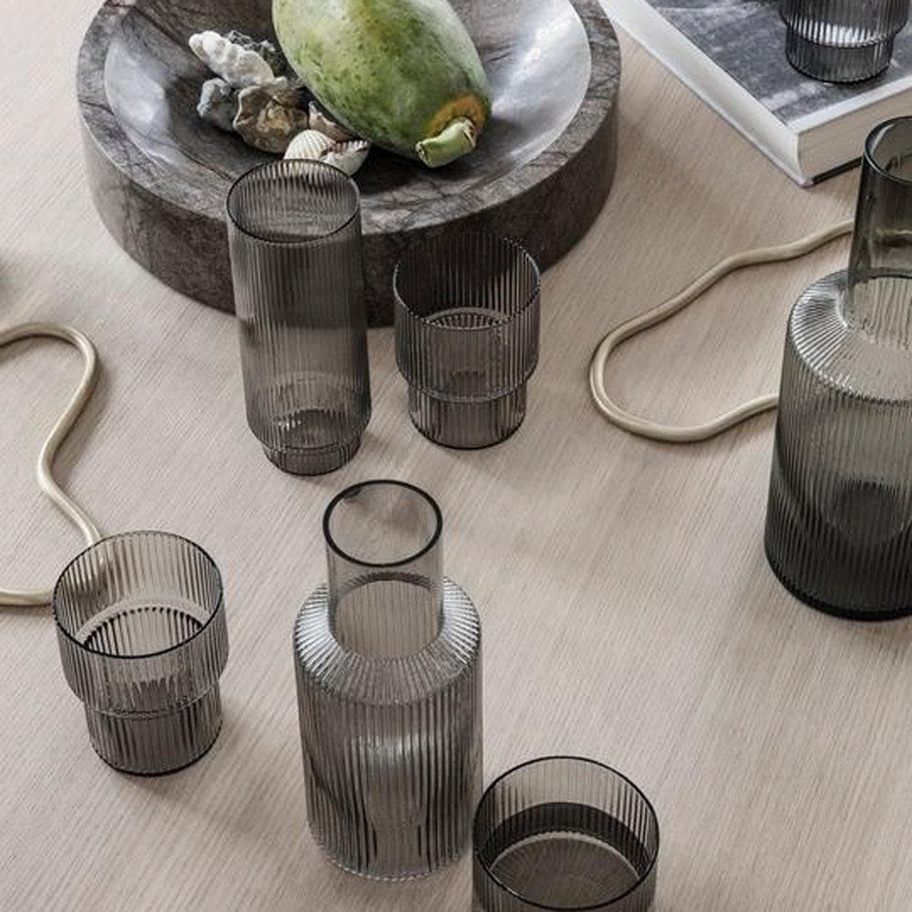 Ferm Living RIPPLE Longdrink-Gläser (4er Set) - Original Homestories