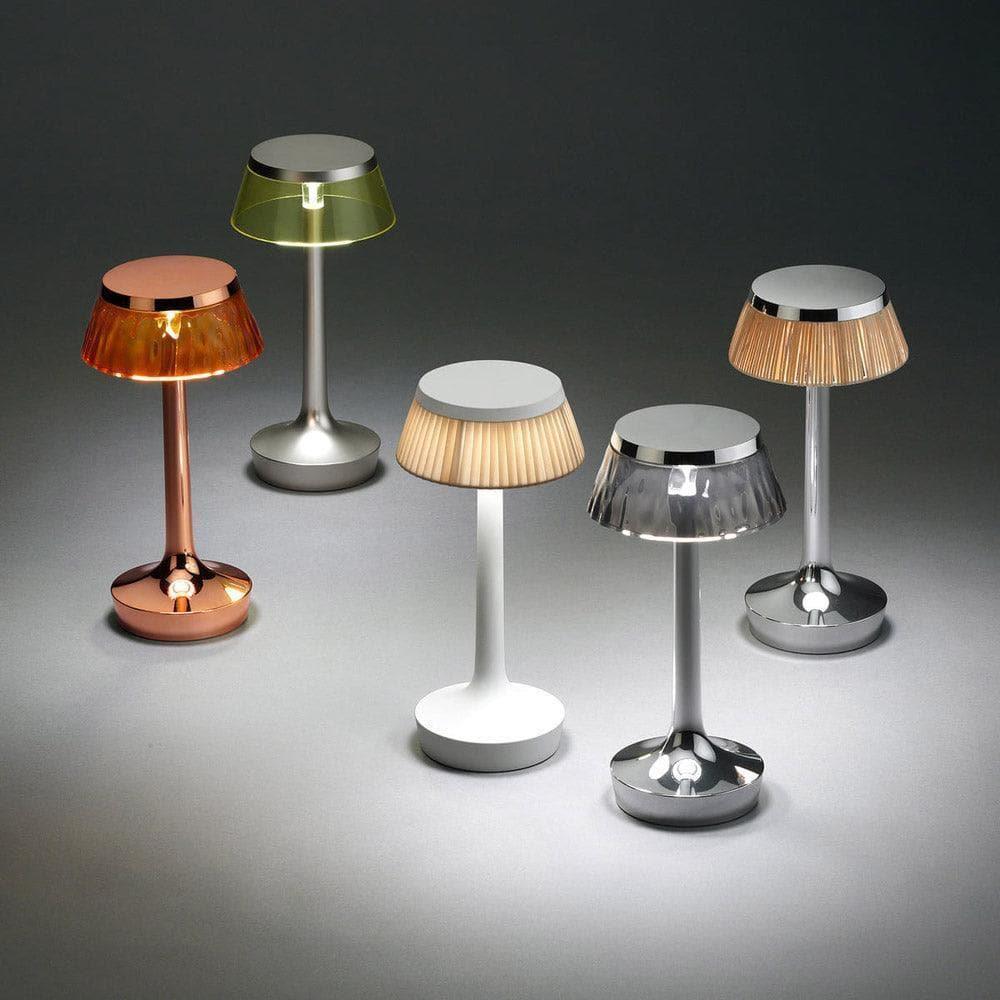Flos BON JOUR Unplugged Tischlampe - Chrome _ Flos _SKU F1037057