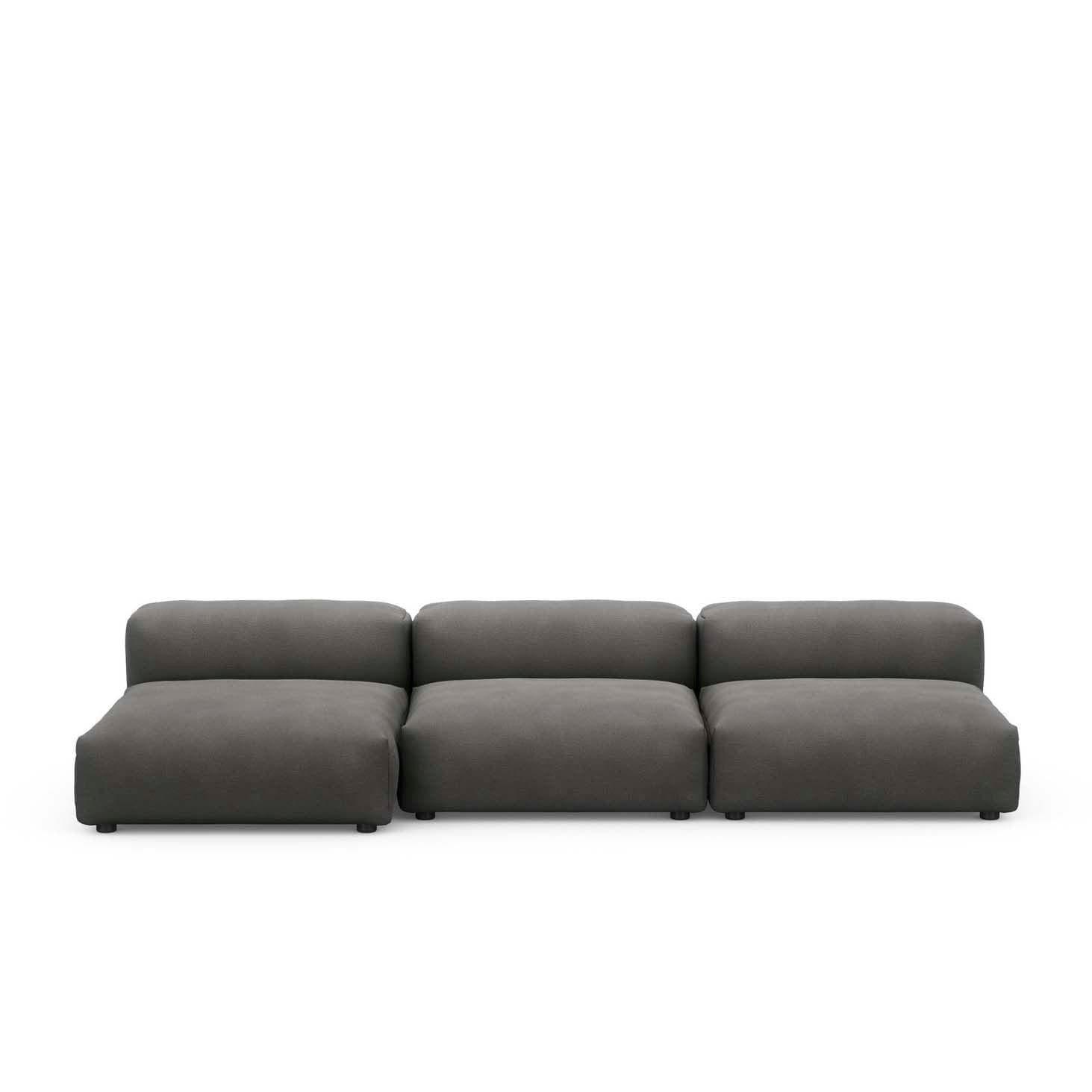 Modulare Lounge L Outdoor Leinen - 3-Sitzer - Original Homestories