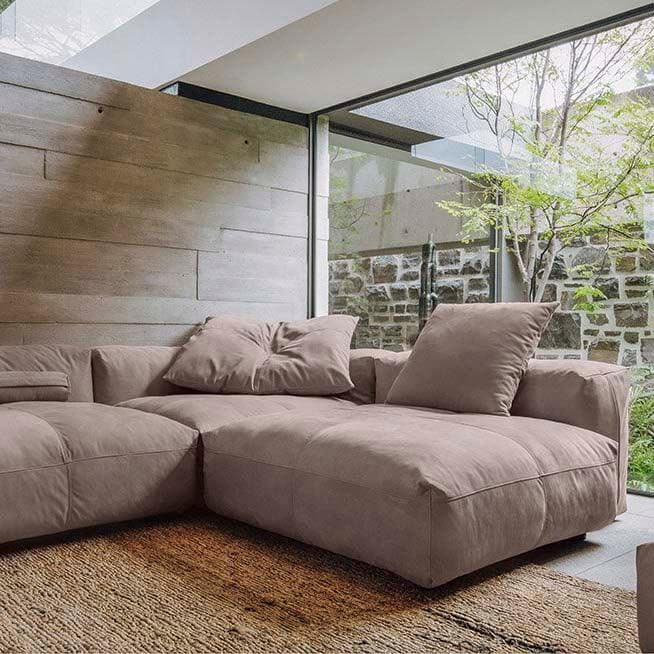 Modulares Ecksofa Leder - L - Original Homestories