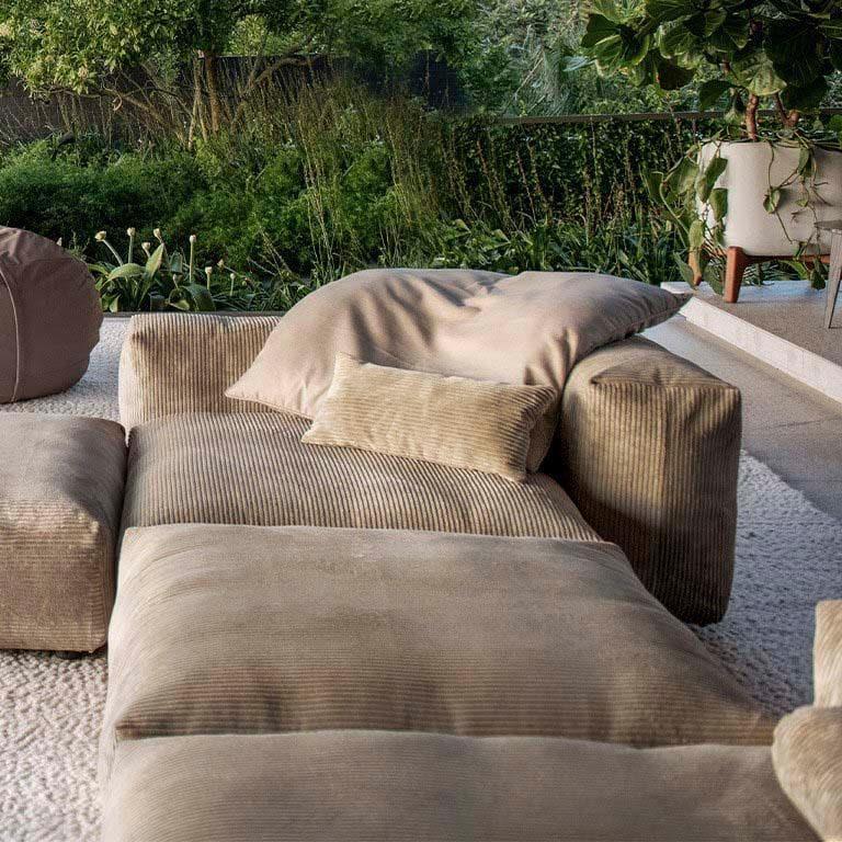 Modulares Sofa Element Cord Velours - 84x84 - Original Homestories
