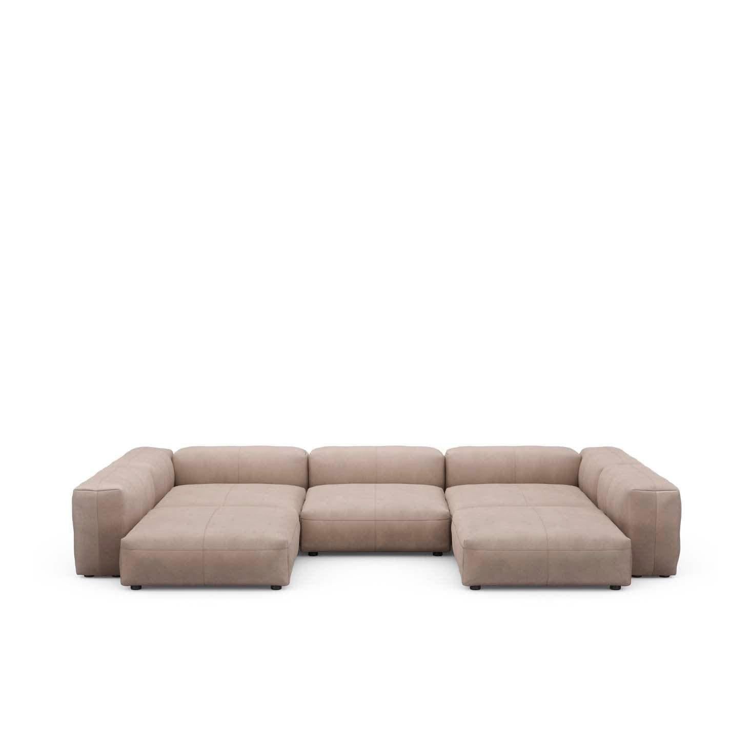 Modulares Sofa U-förmig Leder - L | Vetsak | Homestorys