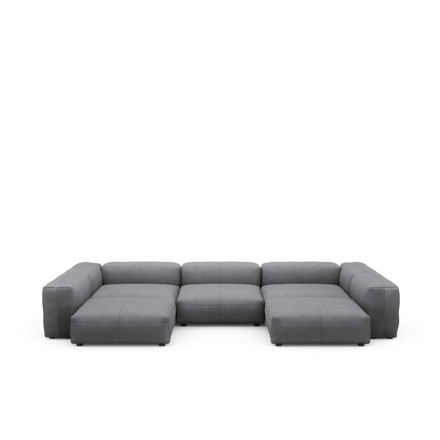 Modulares Sofa U-förmig Leder - L | Vetsak | Homestorys