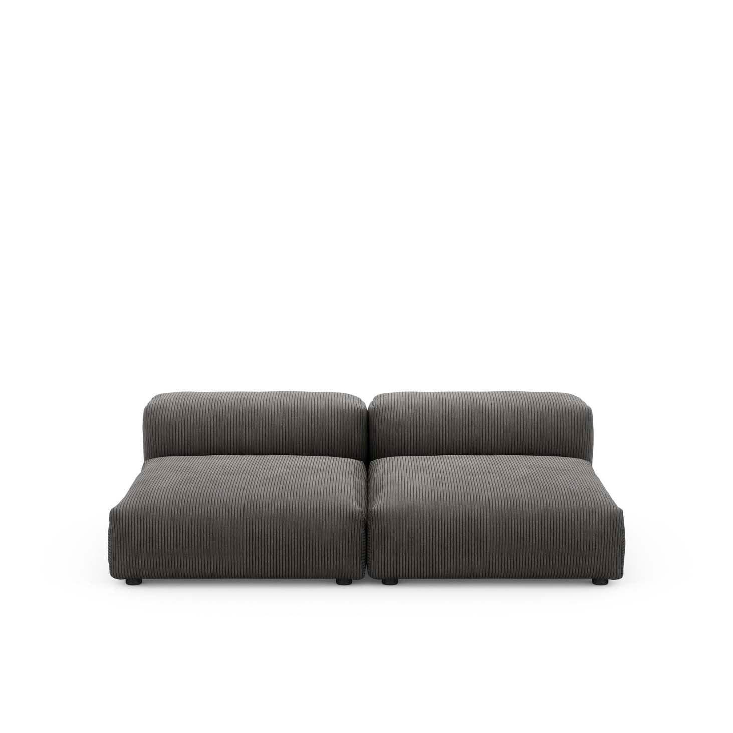 Modulare Lounge L Cord Velours - 2-Sitzer | Vetsak | Homestorys