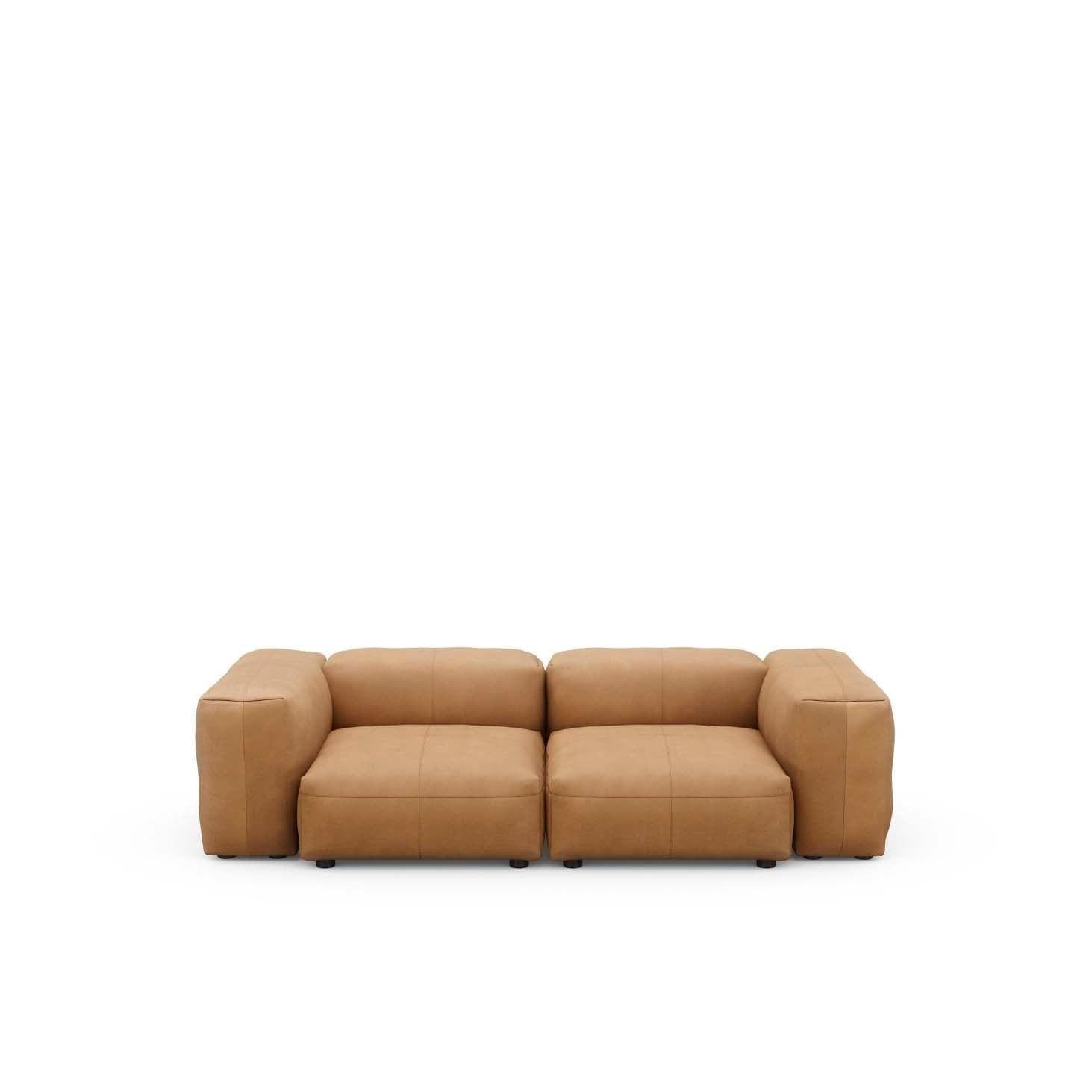 Modulares Sofa S Leder - 2-Sitzer - Original Homestories